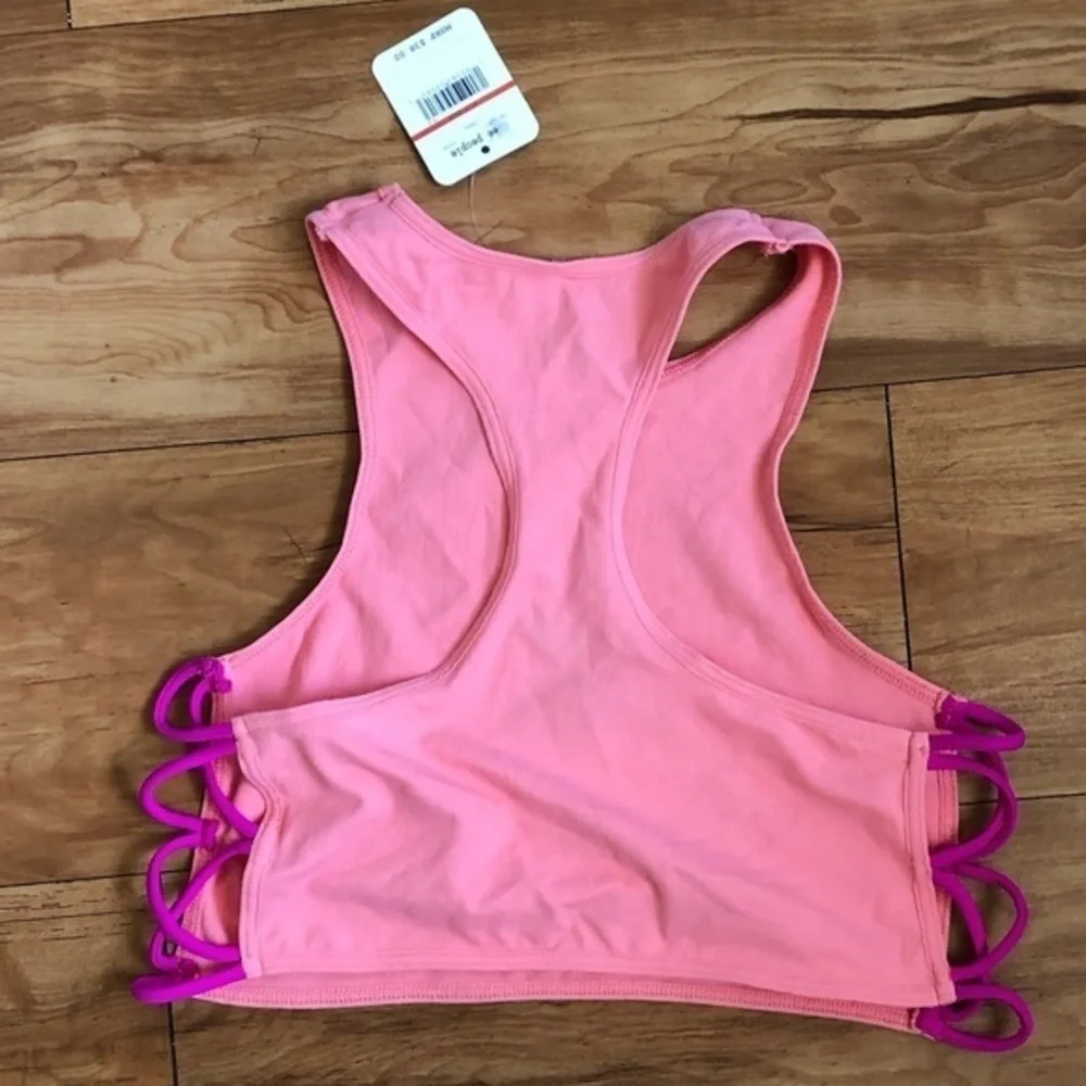 New Free People Racerback Crisscross Bralette